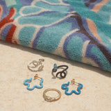 BABY VINE TENDRIL RING ~ IN DEEP PURPLE