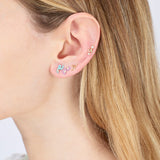 MINI LOOP SINGLE EARRING ~ IN WISTERIA