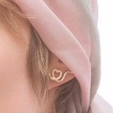 DOUBLE HEART EARRINGS IN PANNA