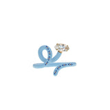 BABY VINE RING ~ IN BABY BLUE with 🧿 Evil Eyes 🧿