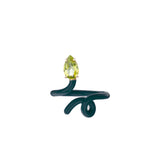 BABY VINE RING ~ IN TEAL