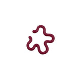 FLOWER EAR CUFF ~ IN BURGUNDY