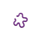 FLOWER EAR CUFF ~ IN PURPLE