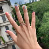 BABY VINE RING ~ IN LATTE