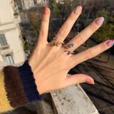 BABY VINE RING ~ IN LATTE
