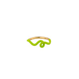 WAVE STACKING RING ~ IN GREEN