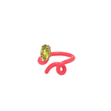 BABY VINE RING ~ IN HOT PINK