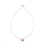 FORTUNEYE PROTECTION NECKLACE with Maquise Cut Amethyst