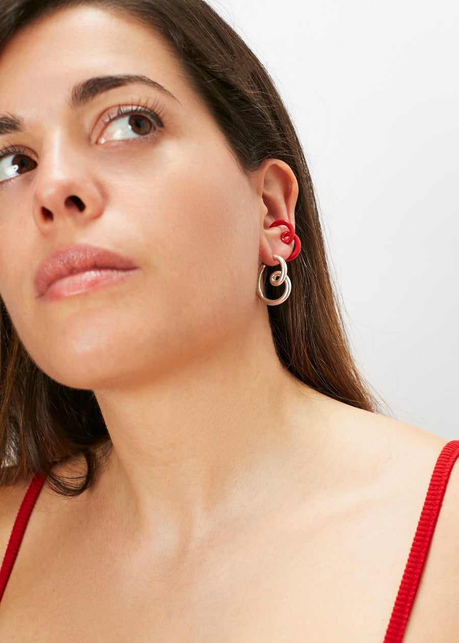 B EAR CUFF RED