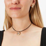 CHOKER ~ WITH ROCK CRYSTAL PENDANT
