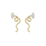 VINE PAVÈ EARRINGS ~ IN MARQUISE SHAPE