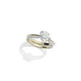 COMPOSABLE DIAMOND RING WITH OVAL-SHAPED DIAMOND