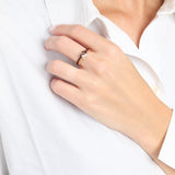 DIAMOND RING WITH TRILLION-SHAPED DIAMOND