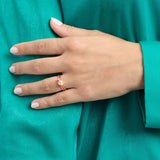 DIAMOND RING WITH HEART-SHAPED DIAMOND