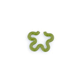 BOLD FLOWER EAR CUFF ~ IN PISTACCHIO