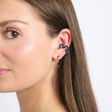 FLOWER EAR CUFF ~ IN TEAL