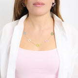 FIVE FLOWER NECKLACE