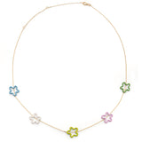 FIVE FLOWER NECKLACE