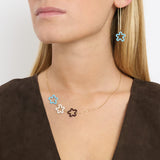 THREE FLOWER NECKLACE