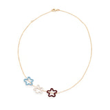 THREE FLOWER NECKLACE
