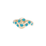 MAXI LOOP RING ~ IN CAPRI BLUE