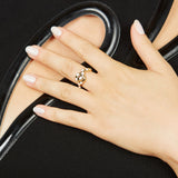 MAXI LOOP RING ~ IN WHITE