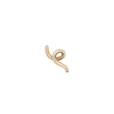 MINI LOOP SINGLE EARRING ~ IN GOLD