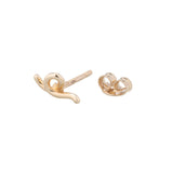 MINI LOOP SINGLE EARRING ~ IN GOLD