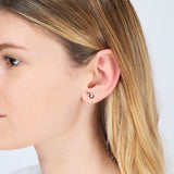 MINI LOOP SINGLE EARRING ~ IN BLACK