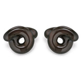TARALLO EARRINGS IN CHERRY CHOCOLATE