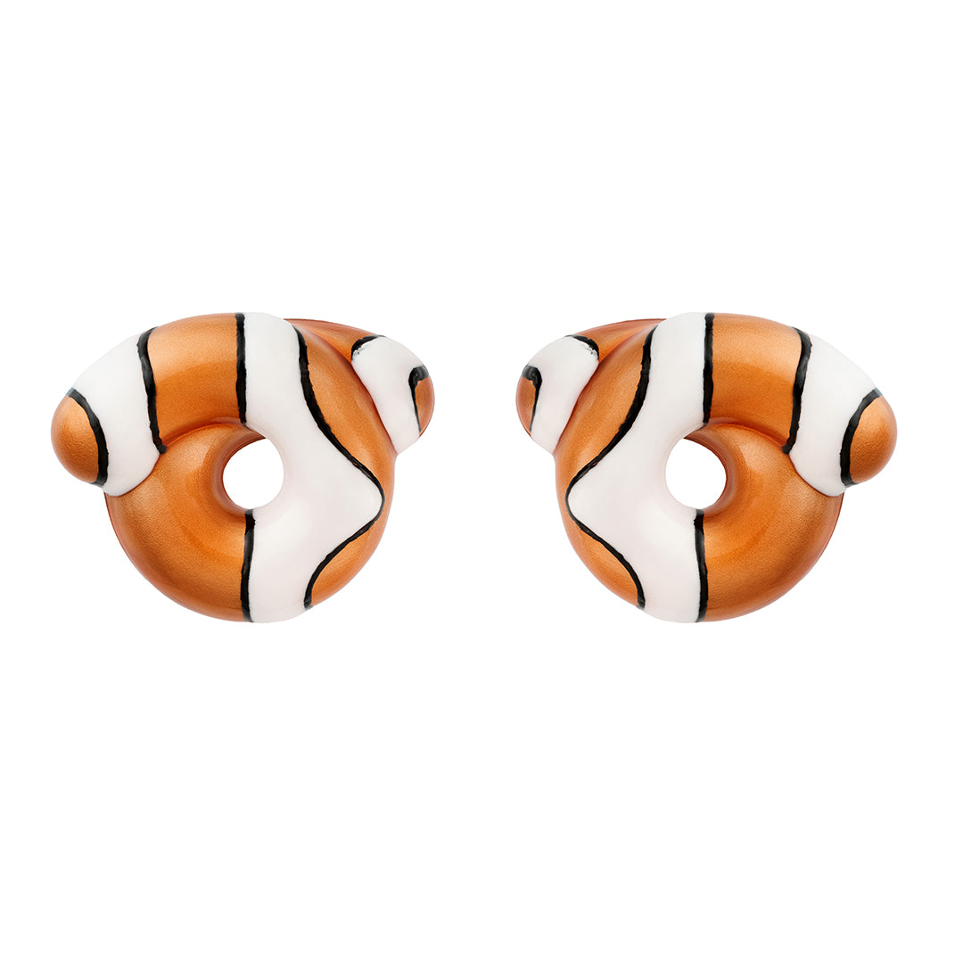 TARALLO EARRINGS ORANGE and CLOWNFISH