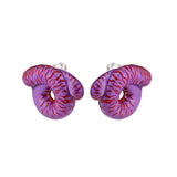 TARALLO EARRINGS IN PURPLE and NAUTILUS