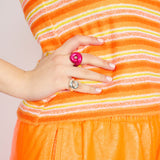 TARALLO RING IN FLAMINGO PINK