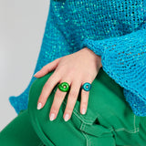 TARALLO RING IN FOREST GREEN