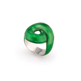 TARALLO RING IN FOREST GREEN