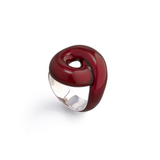 TARALLO RING IN OXBLOOD