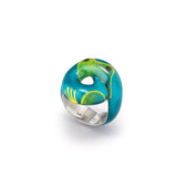 TARALLO RING OCEAN BLUE or FROG