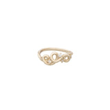 FIVE DIAMONDS LOOP RING