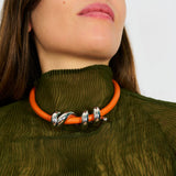 MAXI VINE NECKLACE IN ORANGE