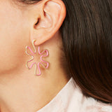 MAXI MARGHERITA EARRINGS ~ IN PINK