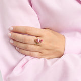 MOCKTAIL RING WITH PINK TOURMALINE
