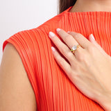MOCKTAIL RING WITH HEART DIAMOND