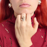 BABY SPINE RING IN SILVER