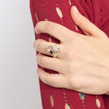BABY SPINE RING IN SILVER
