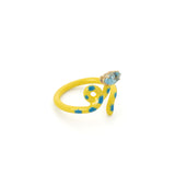 BABY VINE RING "BLUE STARFISH"