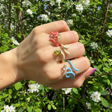 BABY VINE RING ~ IN LIGHT PINK
