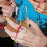 BABY VINE RING ~ IN RED