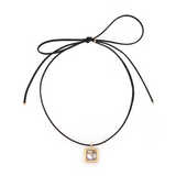 CHOKER ~ WITH ROCK CRYSTAL PENDANT