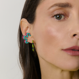 BOLD FLOWER EAR CUFF ~ IN MINT