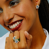 DOUBLE FLOWER RING